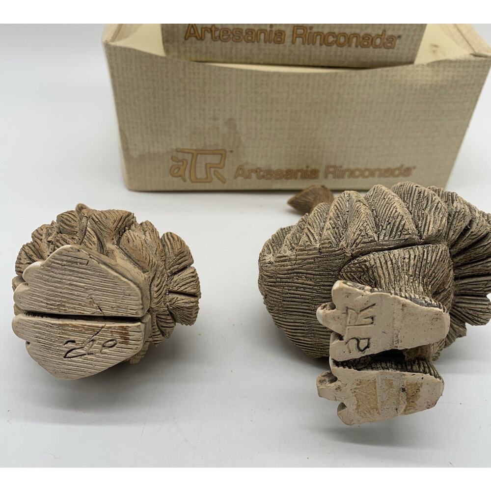 VTG Artesania Rinconada Ostrich Emu Figurine Retired #96 #10 Signed Set 2 Box - Picture 5 of 6